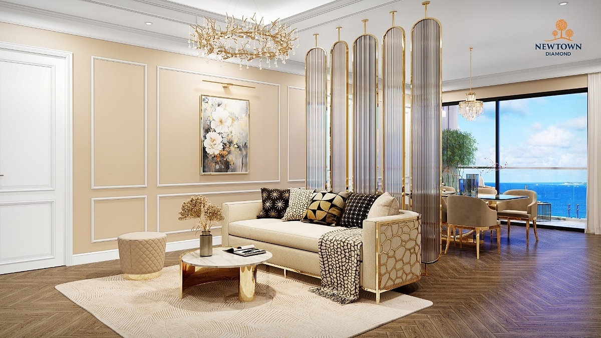 Thiết kế hiện đại bên trong các căn hộ thuộc tổ hợp căn hộ cao cấp Newtown Diamond giúp kiến tạo và nâng tầm phong cách sống cho các chủ nhân.