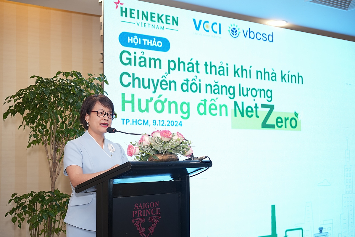 Bà Trần Ngọc Ánh - Giám đốc Ngoại vụ cấp cao HEINEKEN Việt Nam.