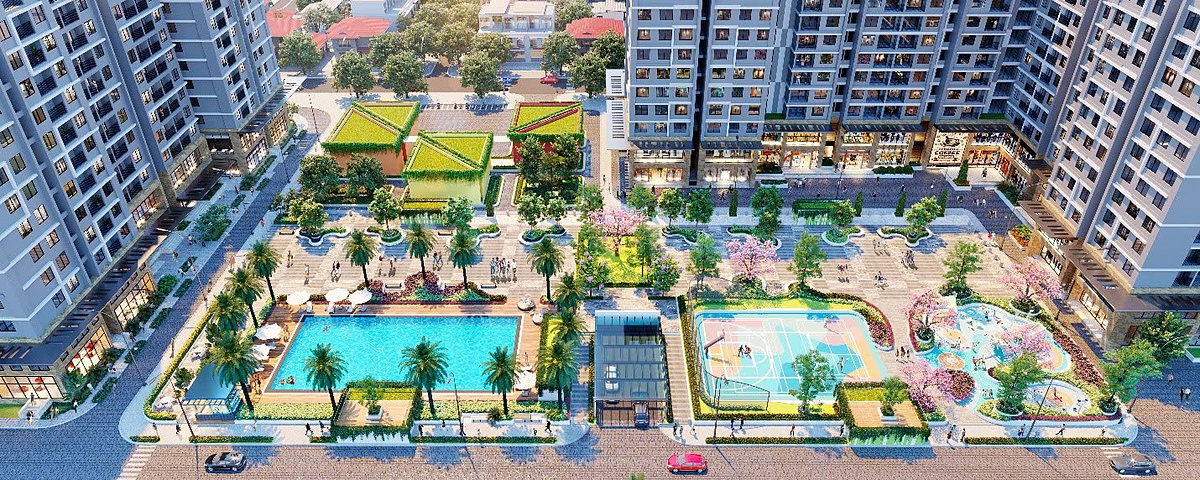 Hanoi Melody Residences nổi bật tại phía Nam Hà Nội.