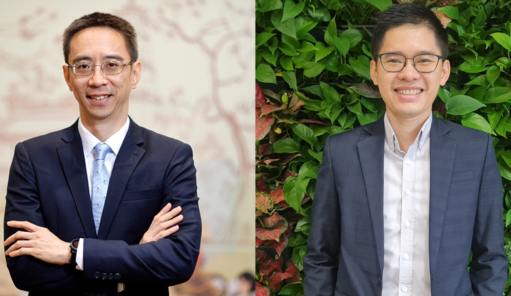 Ông Ngô Đăng Khoa và ông Vũ Bình Minh, chuyên gia ngân hàng HSBC Việt Nam.