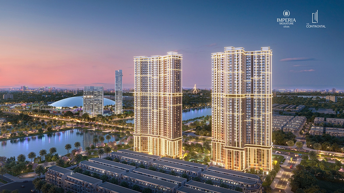 Hơn 1700 căn hộ tại 2 tòa tháp The Continental không chỉ là nơi an cư mà còn là một tác phẩm nghệ thuật.