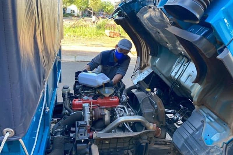 Chương trình còn kết hợp kiểm tra xe, bảo dưỡng xe cho khách hàng.