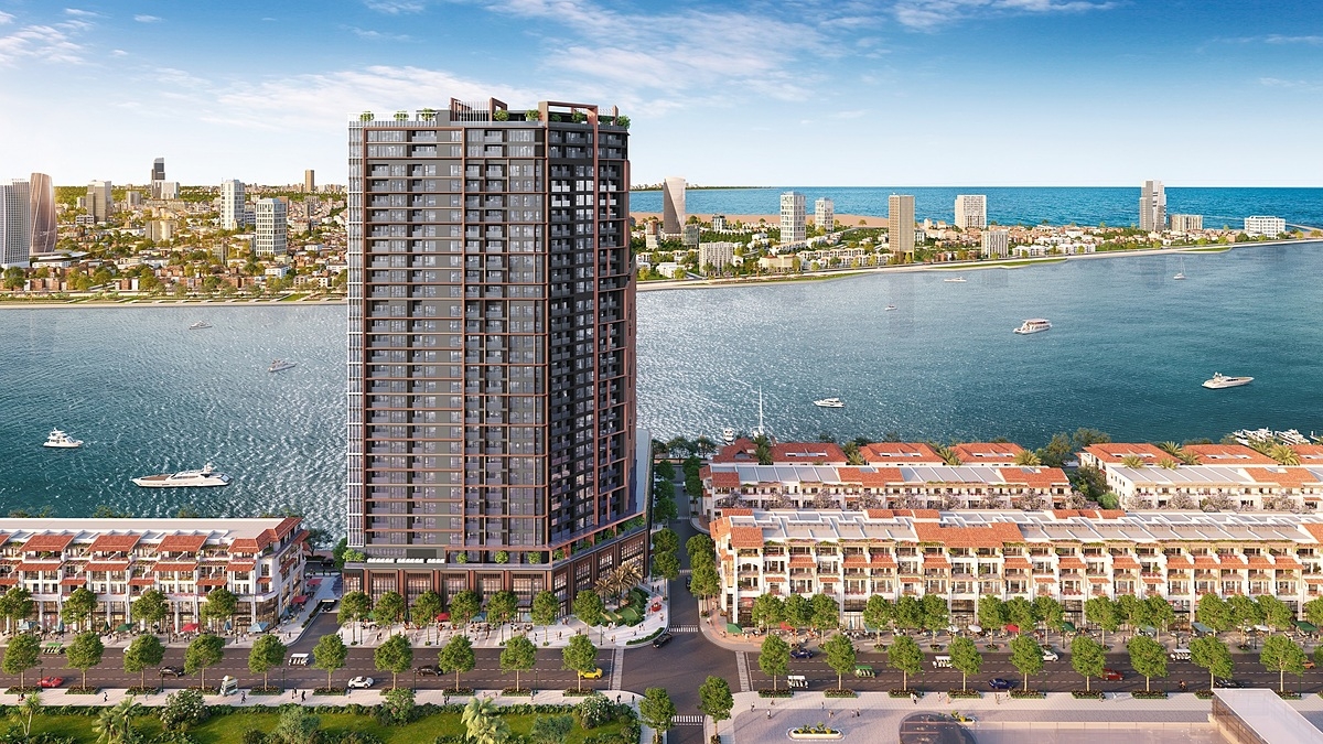 The Sonata phát triển 2 dòng sản phẩm townhouse và villa mang phong cách Hội An đương đại.