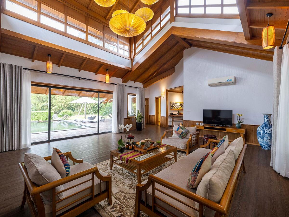 Không gian nghỉ dưỡng thân thiện với thiên nhiên.