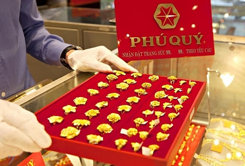 Vàng Phú Quý điều chỉnh không đồng nhất với các thương hiệu khác.
