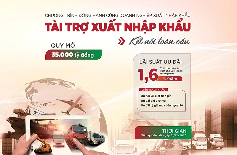 Agribank tiếp tục triển khai Chương trình đồng hành cùng doanh nghiệp xuất nhập khẩu năm 2025.