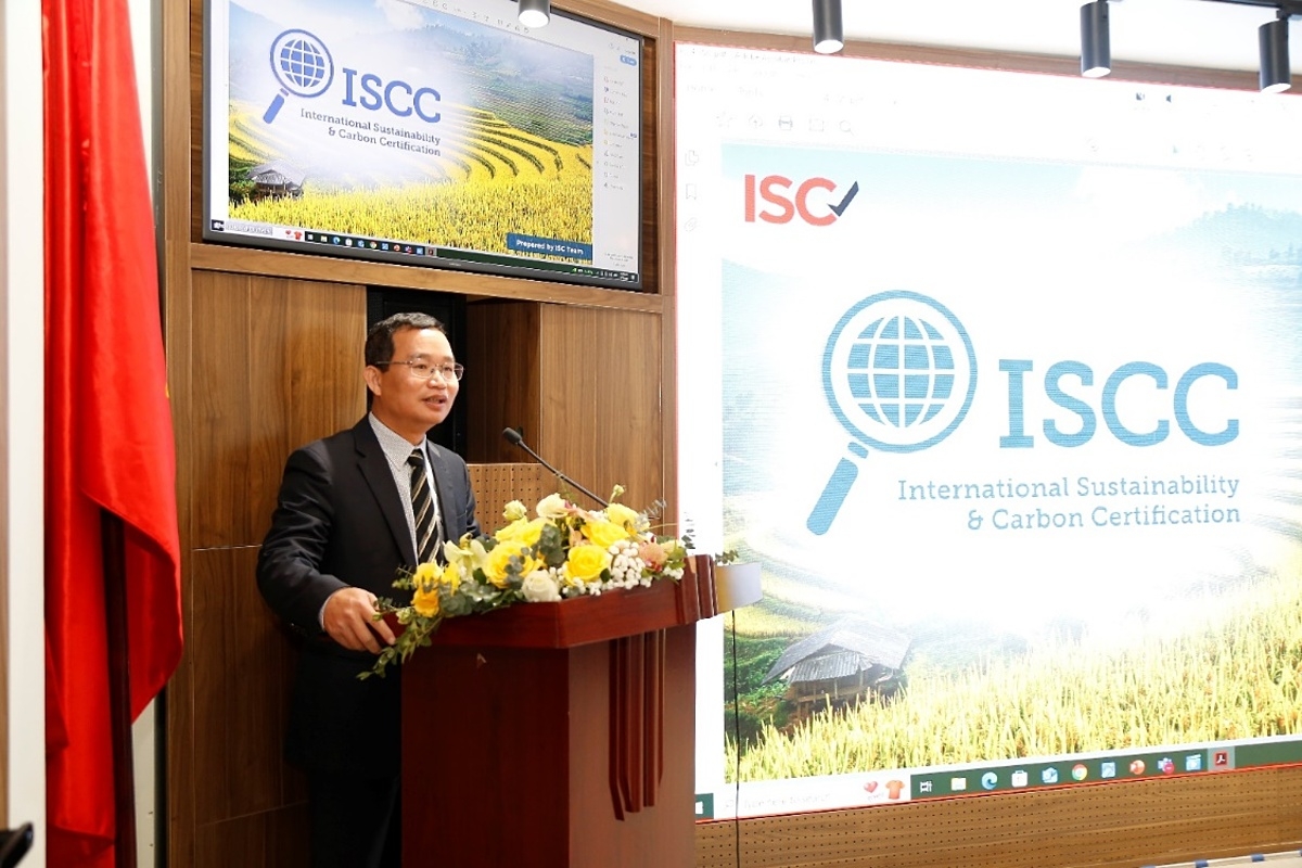 Ông Quách Thạch Thi – Tư vấn trưởng Công ty TNHH Tiêu chuẩn Quốc tế ISC Việt Nam phát biểu giới thiệu về dự án.