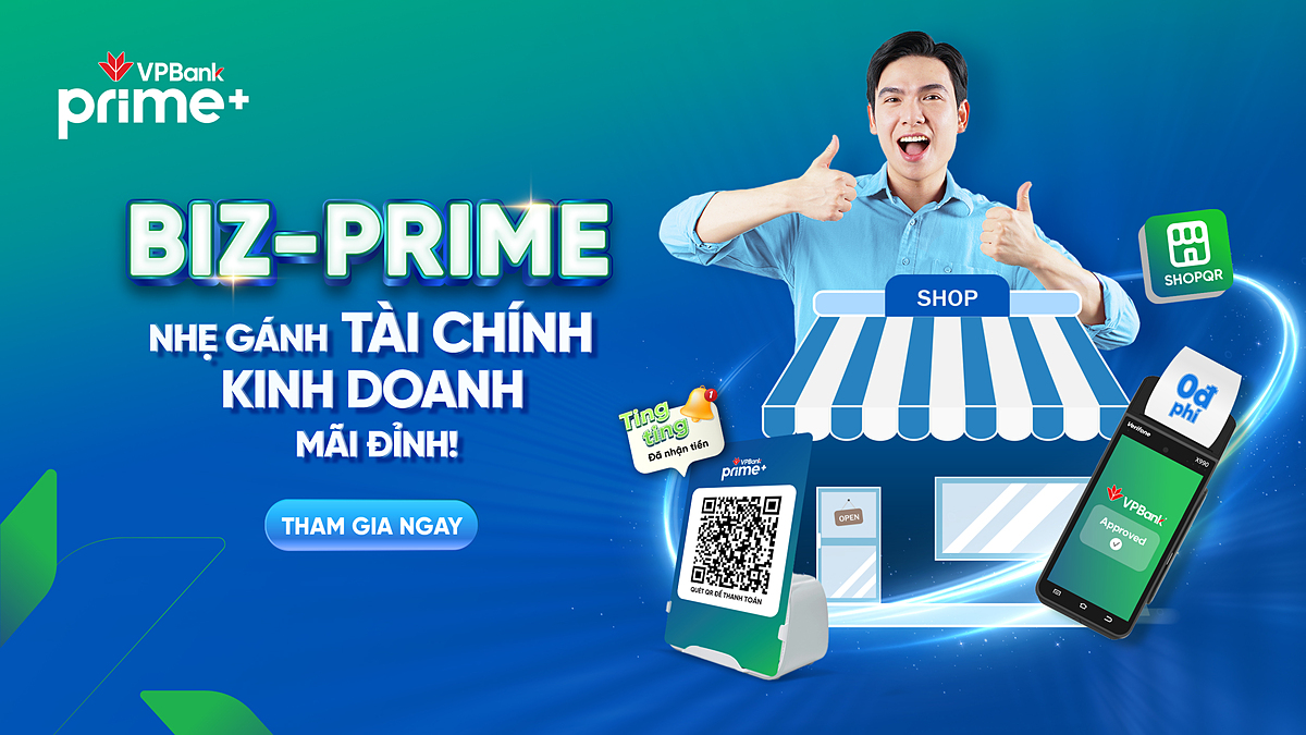 VPBank ra mắt gói giải pháp tài chính thông minh Biz Prime.