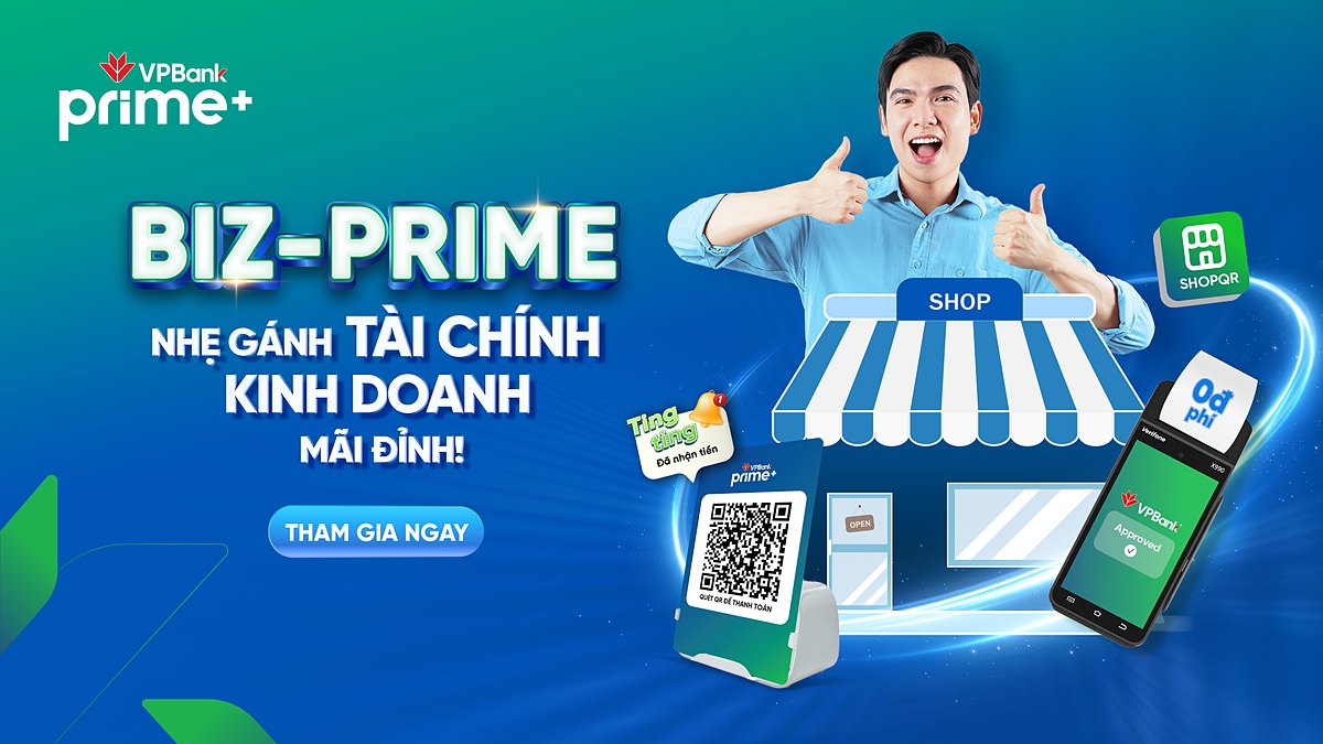 VPBank ra mắt gói giải pháp tài chính thông minh Biz Prime.
