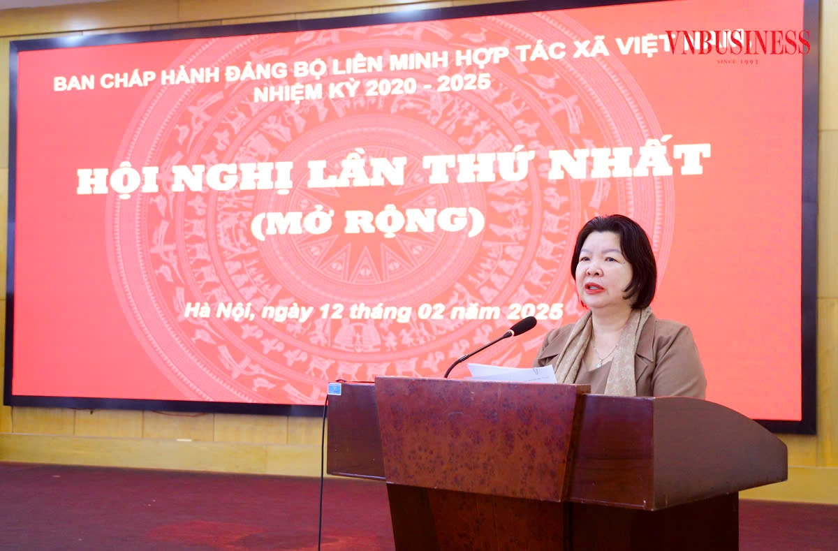 Chủ tịch Liên minh HTX Việt Nam Cao Xuân Thu Vân được chỉ định giữ chức Bí thư Đảng ủy Liên minh HTX Việt Nam.