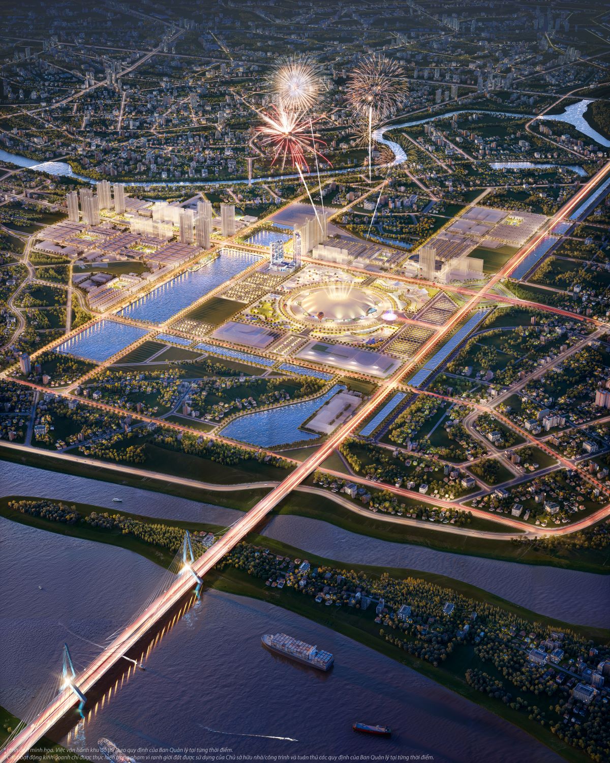 Cầu Tứ Liên là mảnh ghép hoàn hảo giúp nâng tầm giá trị của The Grand Expo và Vinhomes Global Gate.