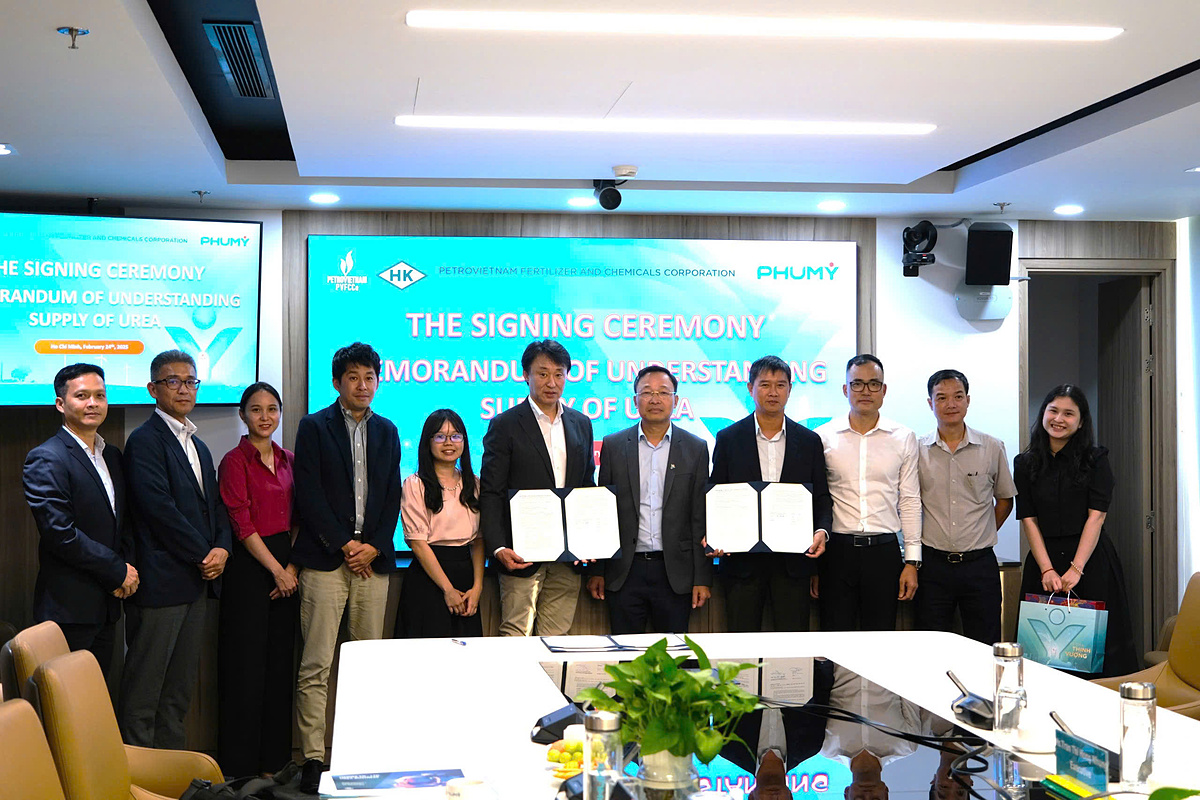 Phú Mỹ và Hanwa ký kết biên bản ghi nhớ.