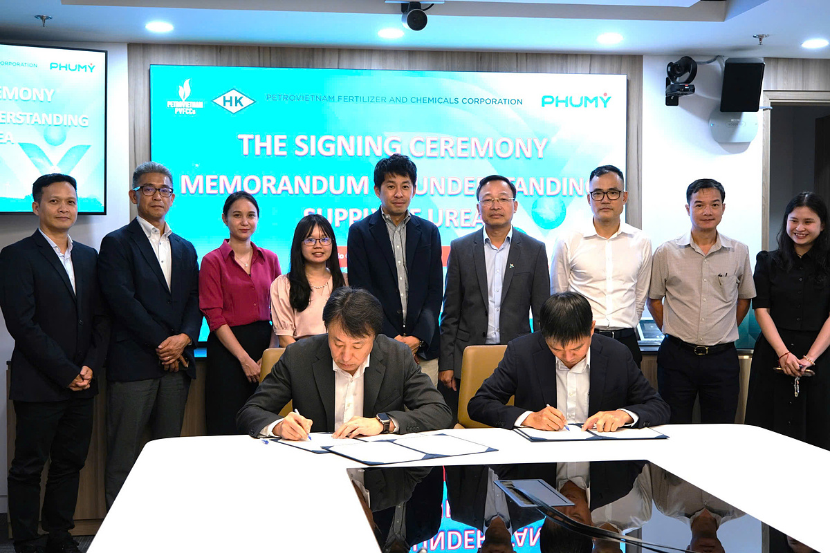 Phú Mỹ và Hanwa ký kết biên bản ghi nhớ.