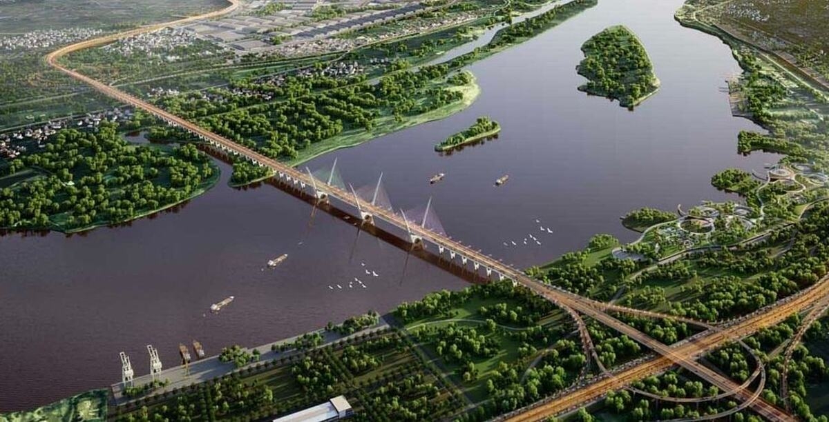 Cầu Tứ Liên là một trong những dự án cầu qua sông Hồng có quy mô, thiết kế hiện đại và tiềm năng thúc đẩy phát triển kinh tế - xã hội.