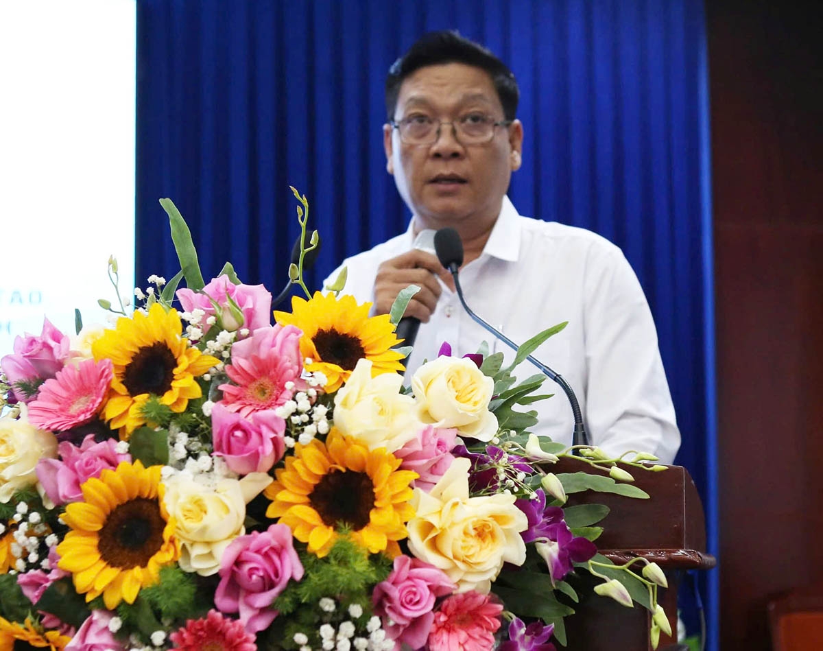 Đại diện Saigon Co.op tại miền Tây phát biểu tại Hội nghị.