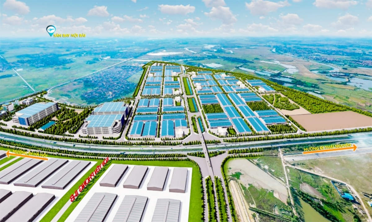 Dự án KCN Yên Phong II-A &lpar;Ảnh: Western Pacific Group&rpar;.