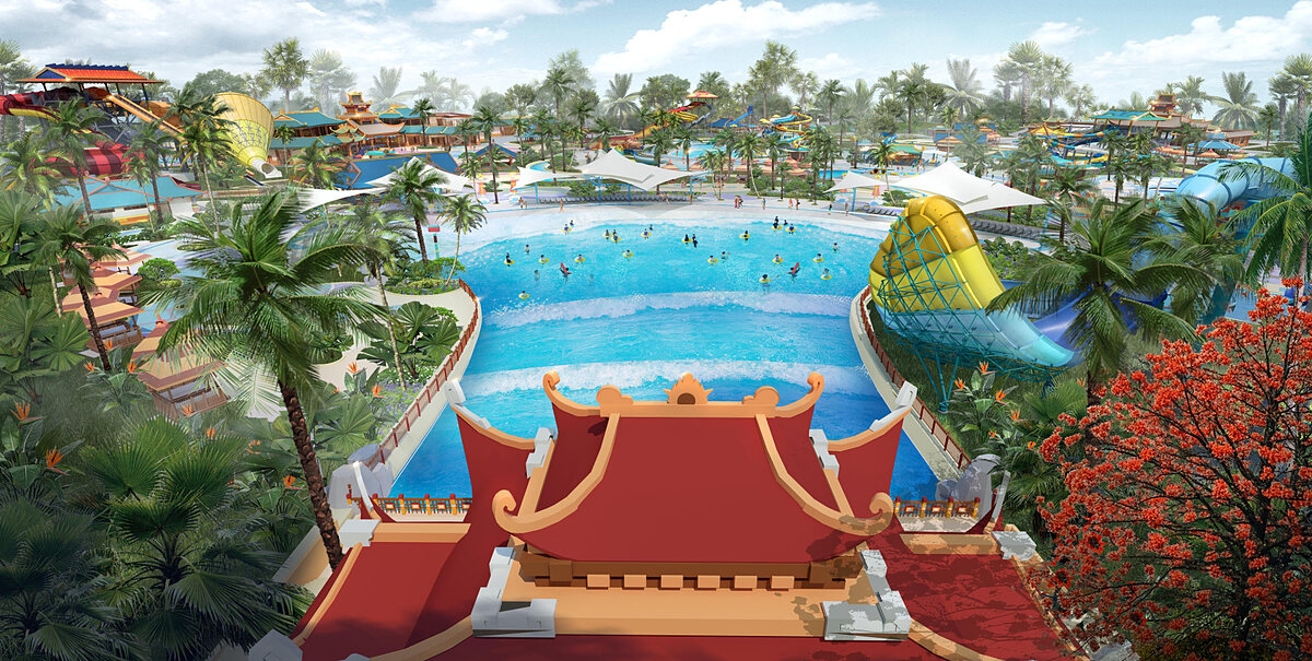 Dịp 30/4, loạt sự kiện mùa hè sôi động sẽ được tổ chức tại Công viên Sun World Hà Nam &lpar;Ảnh phối cảnh minh họa: Sun Property&rpar;.