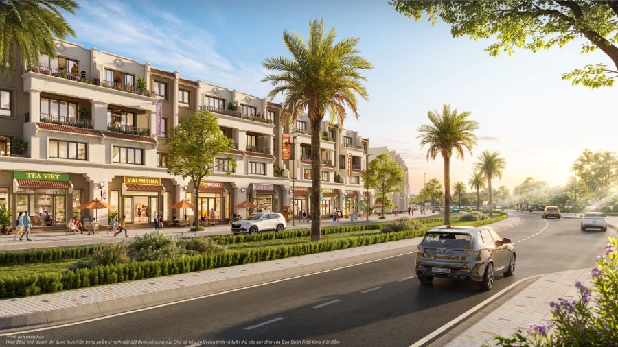 Gần 100% sản phẩm tại Vinhomes Wonder City có mặt tiền rộng từ 8m trở lên, sân vườn sau nhà khoảng 20-30m2.