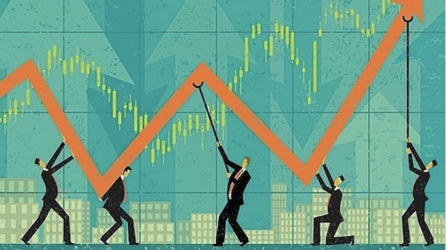 VN-Index duy trì đà tăng ổn định nhờ nhóm cổ phiếu trụ.