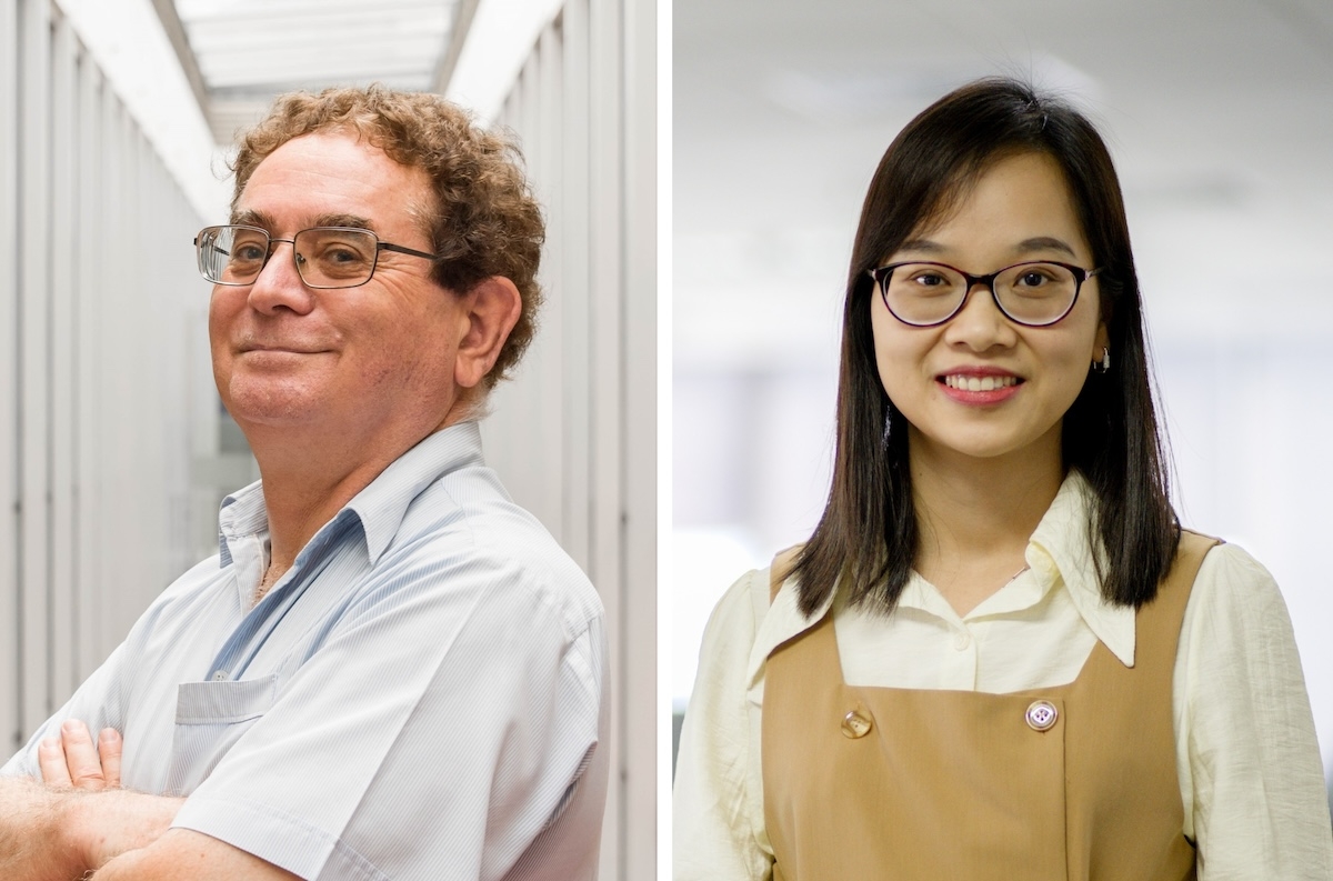 Ông Bob Baulch - Giáo sư Kinh tế và TS Đào Lê Trang Anh - Giảng viên ngành Tài chính.