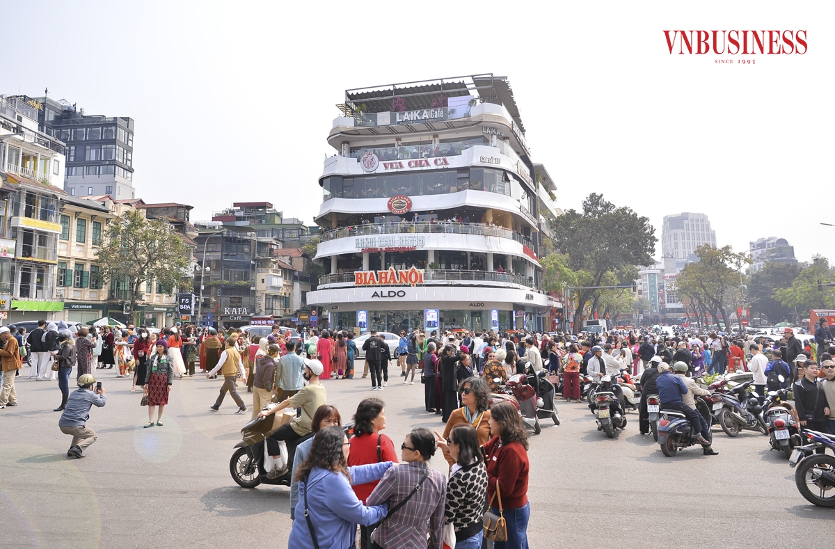 Toà nhà Hàm Cá mập là công trình được xây dựng trên nền Nhà xe điện cũ với hướng nhìn ra Quảng trường Đông Kinh - Nghĩa Thục và có tầm nhìn trọn vẹn hồ Hoàn Kiếm.