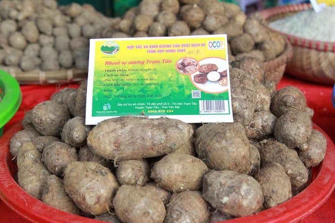 Sản phẩm khoai sọ nương Trạm Tấu của HTX Hưng Thùy đã được công nhận là sản phẩm OCOP 3.