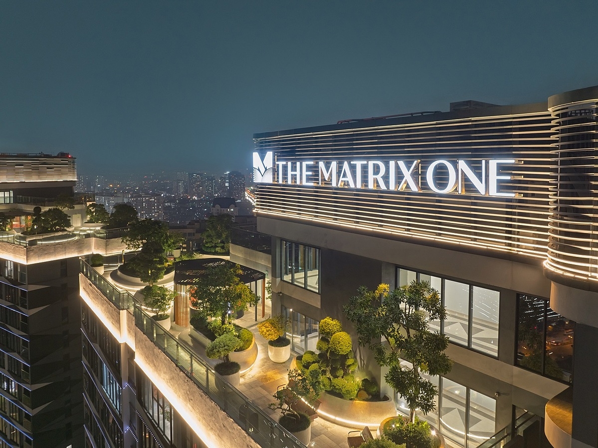 Không gian xanh tại tầng 43 The Matrix One.