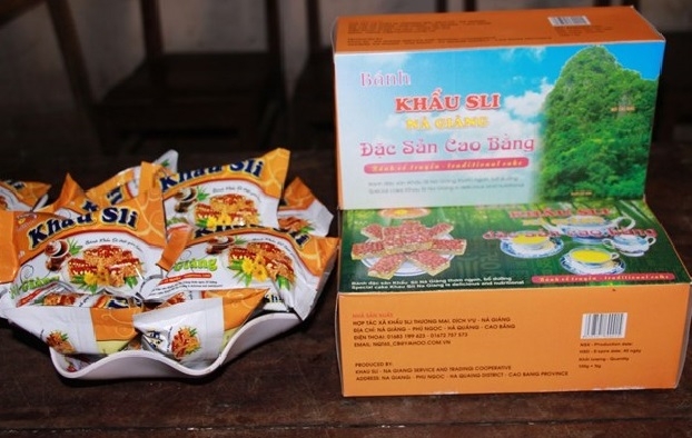 Sản phẩm khẩu sli Nà Giàng của HTX Khẩu Sli thương mại dịch vụ Nà Giàng.