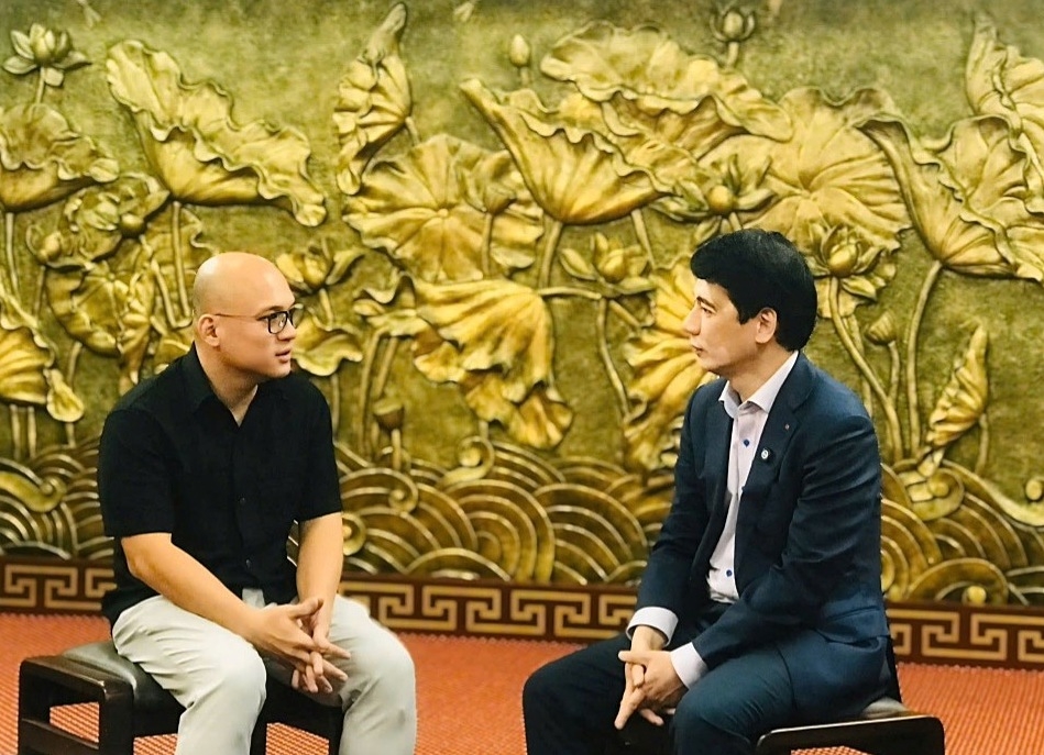 Ông Tạ Hoàng Linh, Vụ trưởng Vụ Phát triển thị trường nước ngoài, chia sẻ với báo chí những quan điểm của Bộ Công Thương Việt Nam.