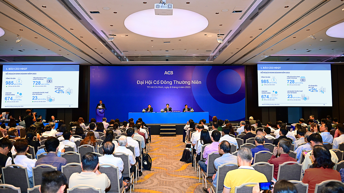 Toàn cảnh Đại hội cổ đông thường niên.