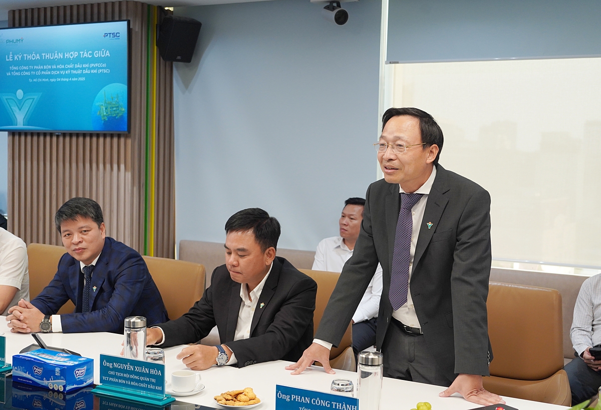 Ông Phan Công Thành kỳ vọng vào giải pháp logistics tối ưu mà PTSC với thế mạnh sẵn có có thể mang lại.