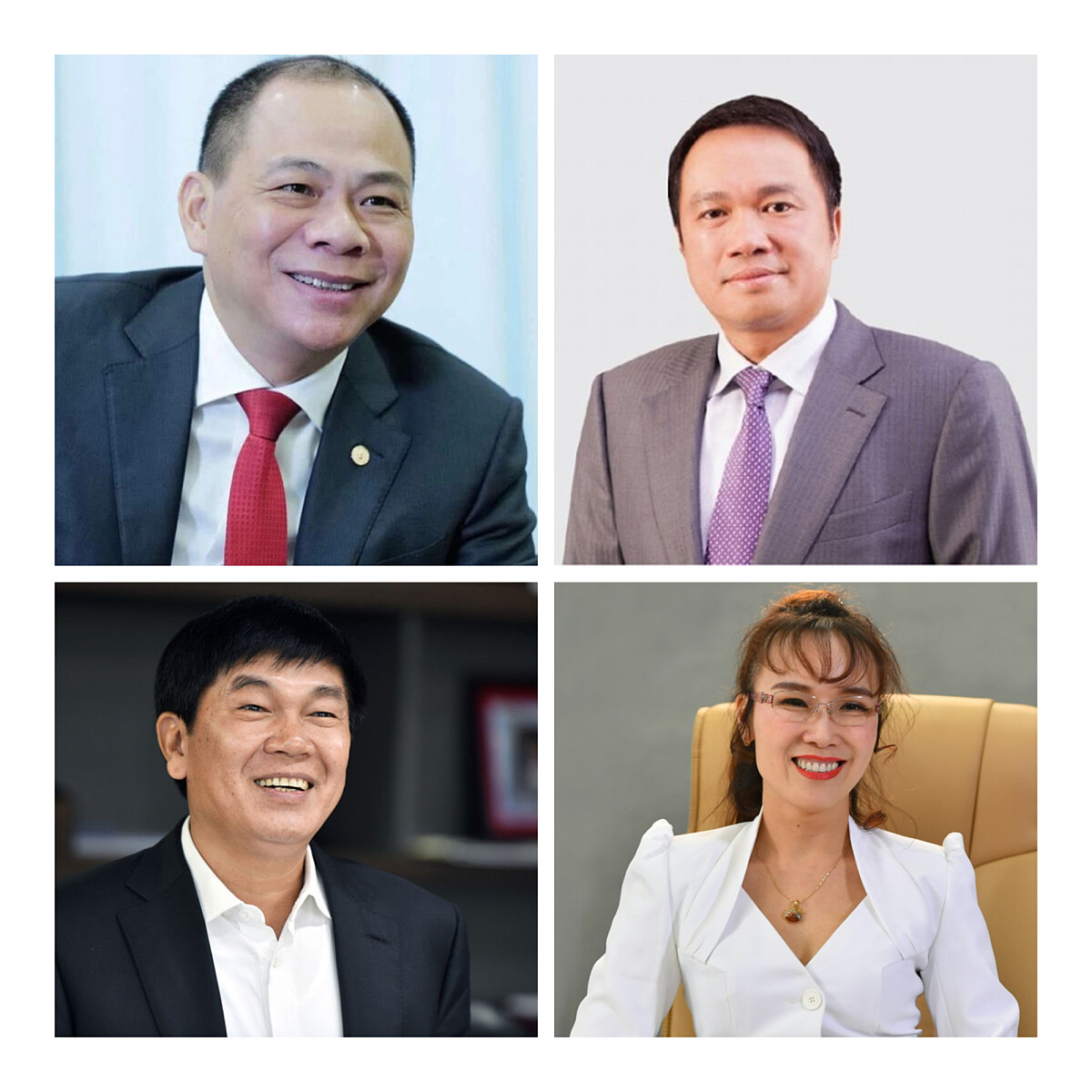 Tài sản của 4 tỷ phú USD của Việt Nam bay hàng trăm triệu USD sau khi Tổng thống Mỹ Donald Trump công bố áp thuế đối ứng 46%.