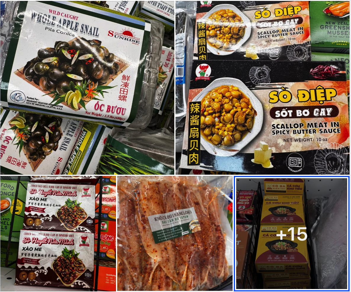 Người Việt tại Mỹ lo ngại các món ăn thân thuộc trong mâm cơm hàng ngày sẽ tăng giá mạnh do chính sách thuế quan mới. Ảnh: Facebook nhân vật.