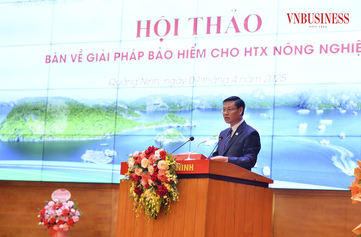 Ông Ngô Tất Thắng - Chủ tịch Liên minh HTX tỉnh Quảng Ninh phát biểu tại hội nghị.