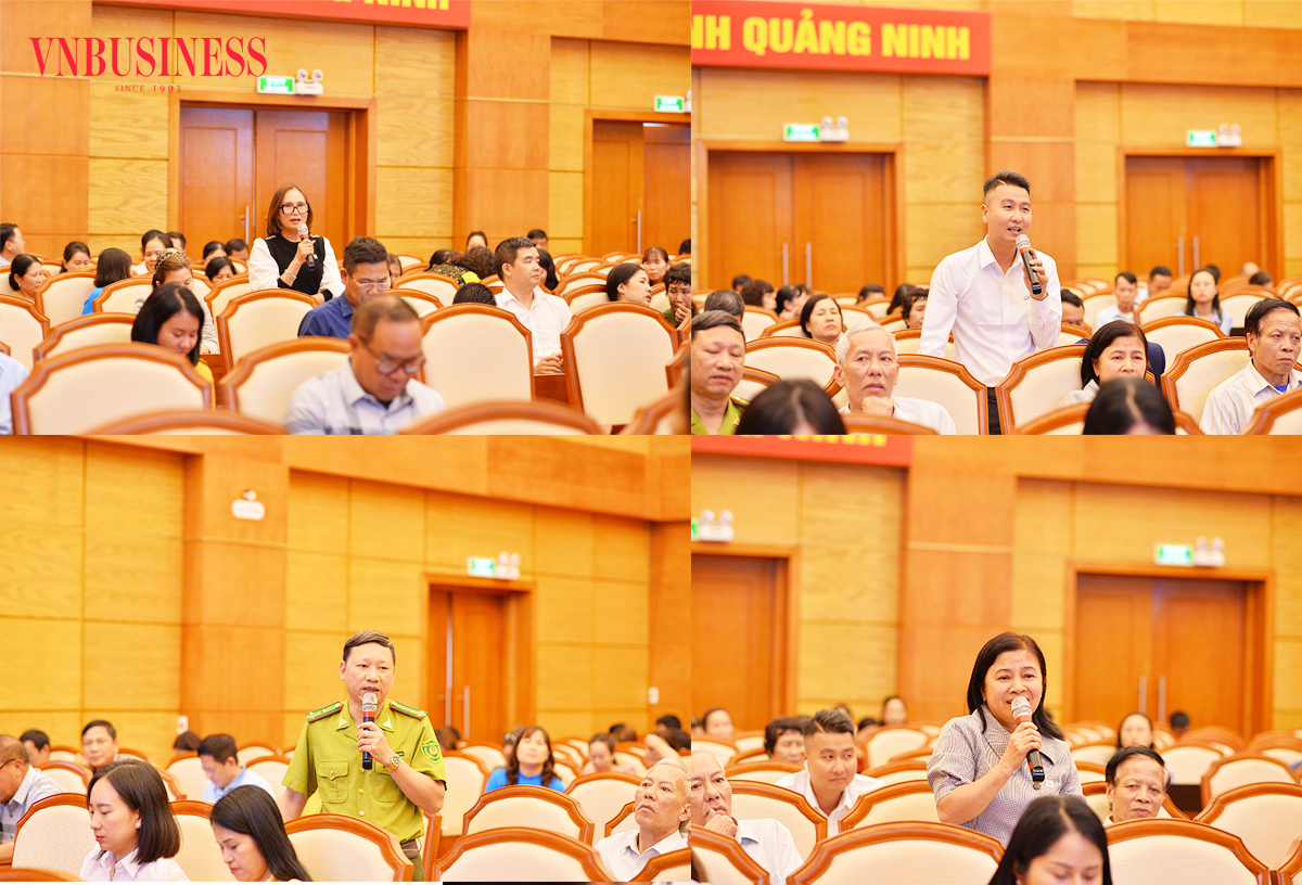 Đại diện HTX, doanh nghiệp, nông dân, cơ quan chuyên môn tham gia đóng góp chương trình.