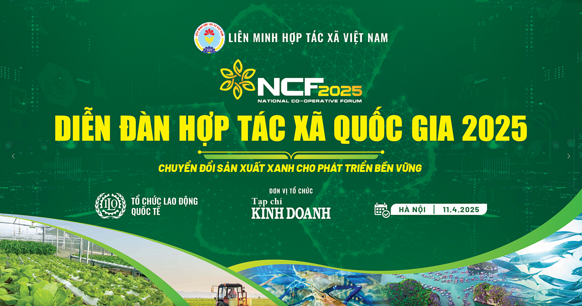 Diễn đàn Hợp tác xã Quốc gia 2025 được tổ chức vào ngày 11/4/2025.
