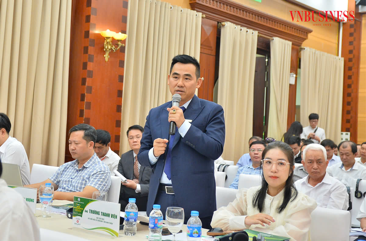 Ông Trương Thanh Viện, Chủ tịch HĐQT HTX điều hữu cơ Truecoop, Ninh Thuận.