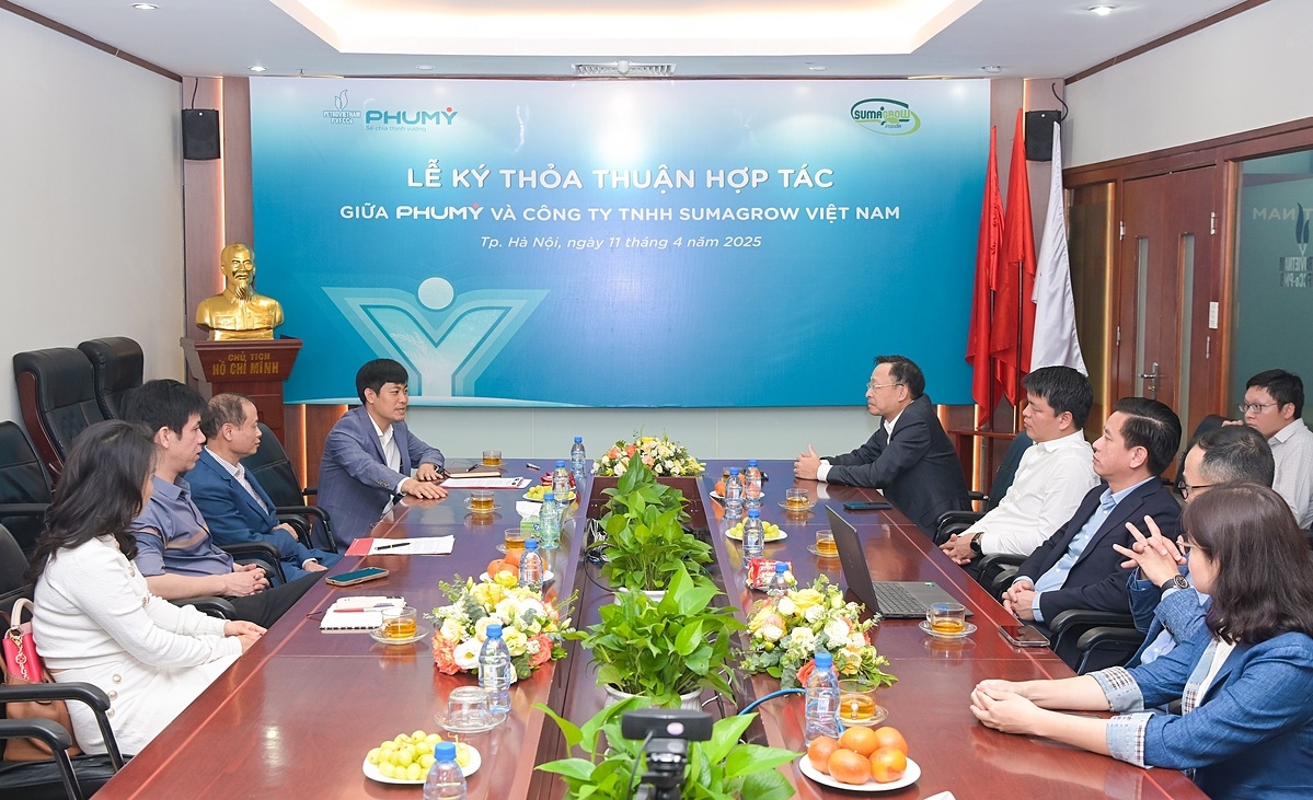 Lễ ký kết giữa Phú Mỹ và Sumagrow.