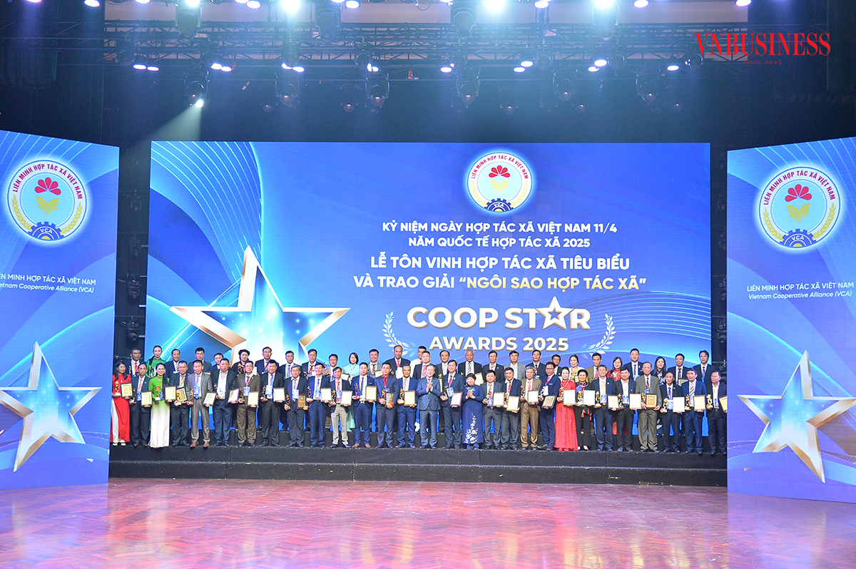 55 HTX nông nghiệp giành giải Ngôi sao HTX năm 2025.