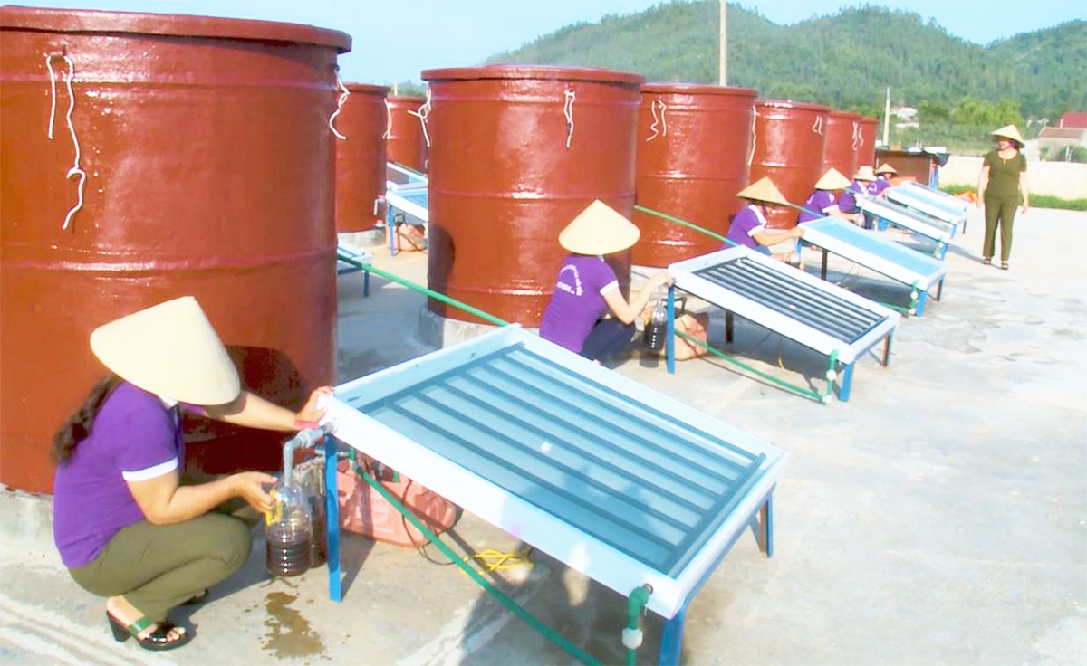 Sự ra đời của các HTX đang mở hướng xóa đói giảm nghèo, làm giàu cho nhiều nông dân ở Kỳ Anh &lpar;Ảnh: BHT&rpar;.