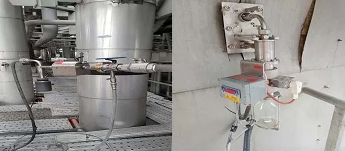 Thiết bị lấy mẫu than và tro online. Ảnh: Nghi Sơn.