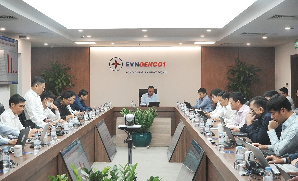 EVNGENCO1 tổ chức họp giao ban triển khai các nhiệm vụ trọng tâm tháng 4.