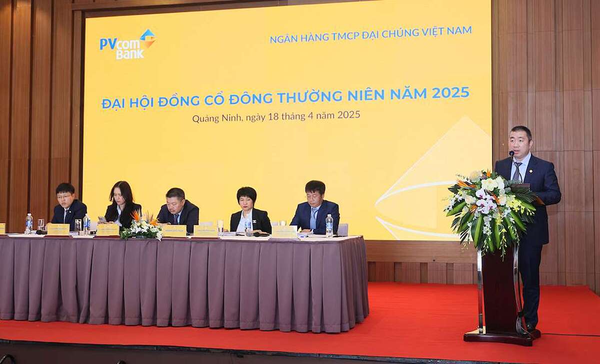 PVcomBank đã tổ chức thành công Đại hội đồng Cổ đông &lpar;ĐHĐCĐ&rpar; thường niên năm 2025 tại Quảng Ninh.