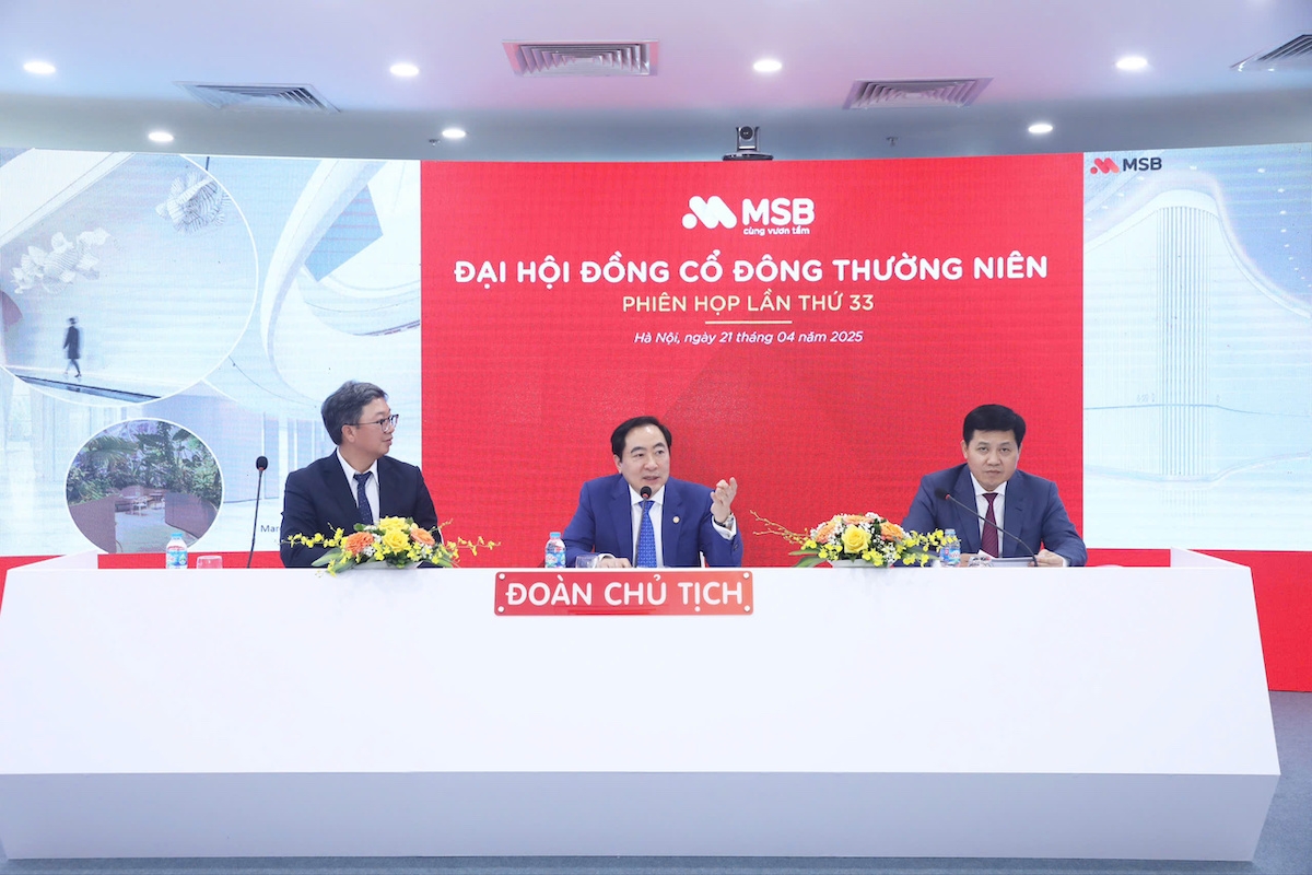 Trong năm 2025, MSB đặt mục tiêu tăng 16% lợi nhuận.