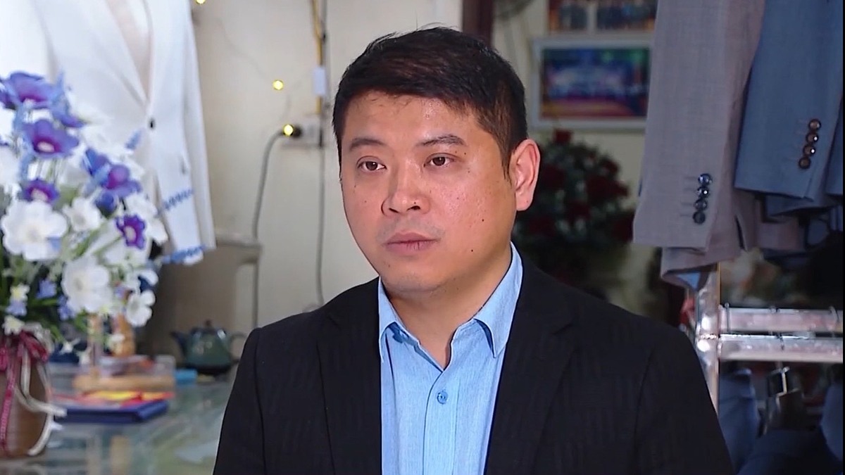 Anh Đào Duy Khánh, chủ cơ sở may mặc Hùng Luyến tại Thanh Trì, Hà Nội chia sẻ.