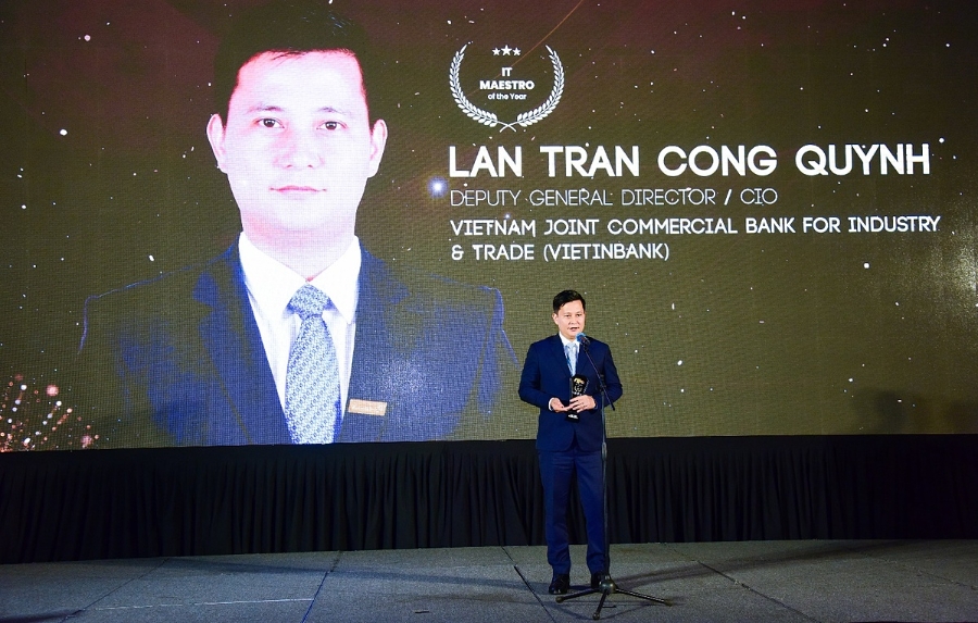 Ông Trần Công Quỳnh Lân nhận Giải thưởng “IT Maestro of the year - Nhà Lãnh đạo IT của năm”