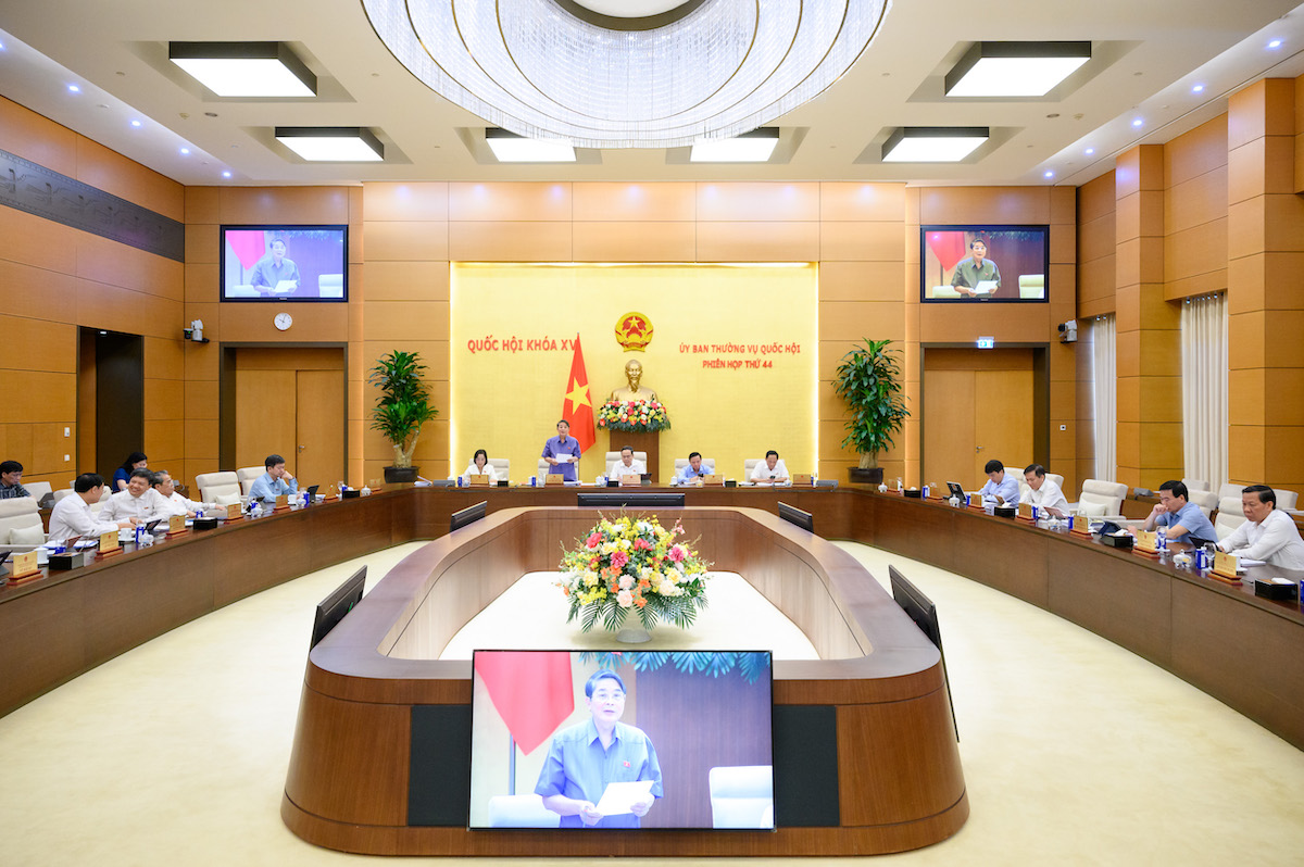 Toàn cảnh phiên họp. Ảnh: QH