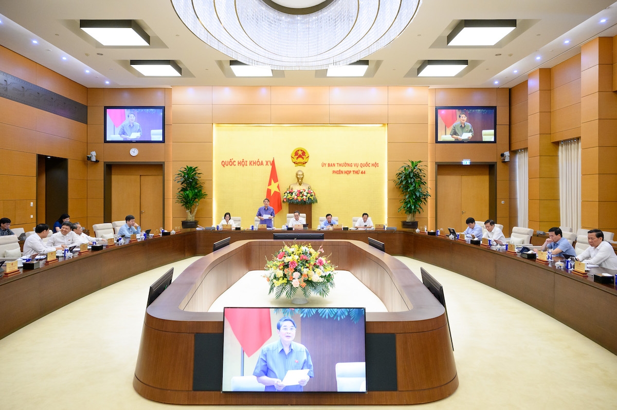 Toàn cảnh phiên họp. Ảnh: QH