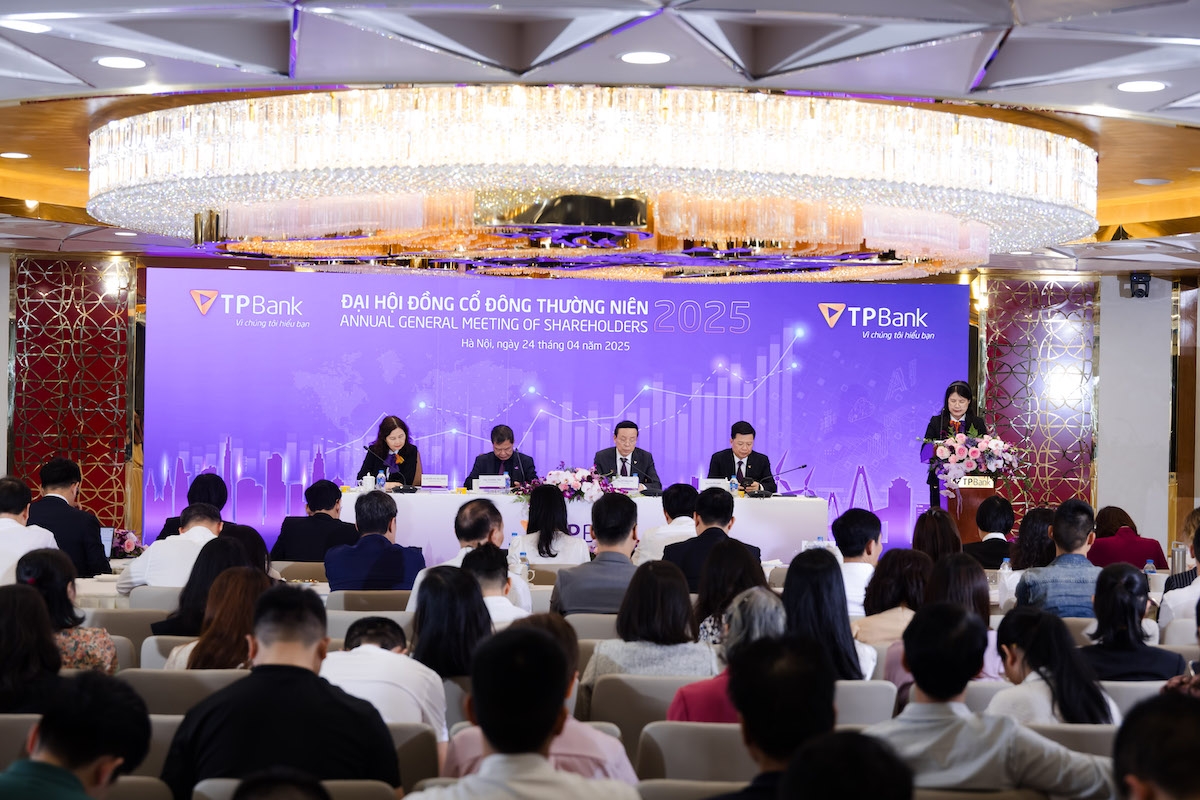 Năm 2025, TPBank đặt mục tiêu lợi nhuận trước thuế đạt 9.000 tỷ đồng, tăng 18,4% so với năm 2024.
