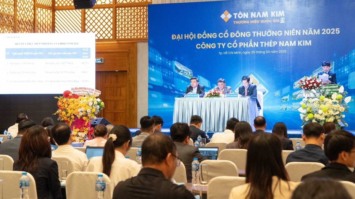Đại hội đồng cổ đông thường niên năm 2025 của CTCP Thép Nam Kim.